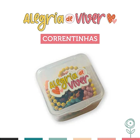 Coleção Alegria de Viver - Correntinhas - JUJU Scrapbook