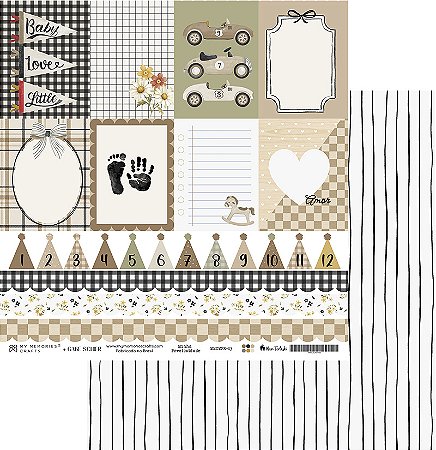 Colecao Minha Preciosidade - Folha 03 - My Memories Crafts - MPR-03