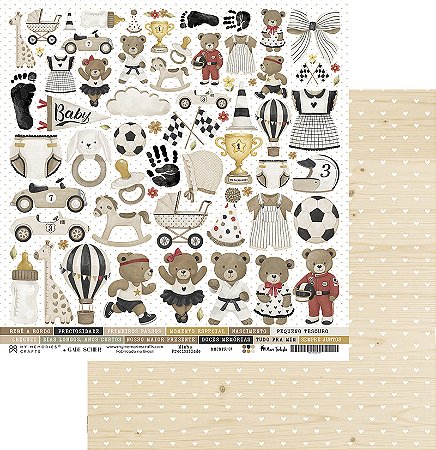 Colecao Minha Preciosidade - Folha 01 - My Memories Crafts - MPR-01
