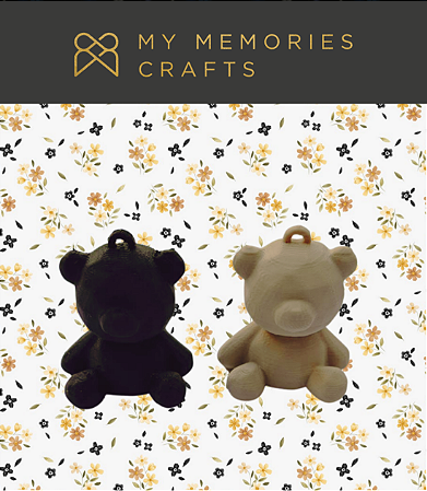 Coleção Minha Preciosidade - Dupla de Ursos - My Memories Crafts - MPR-12