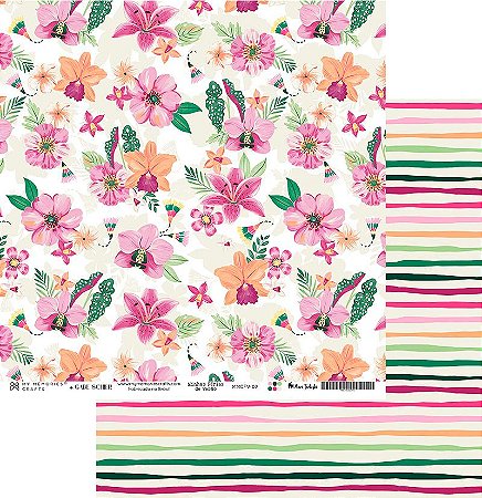 Coleção Minhas Férias de Verão - Folha 02 - 30,5x30,5 - MFV-02 - My Memories Crafts