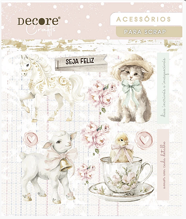 Coleção Doce Maria - Adesivo DTF ANIMAIS - Decore Crafts