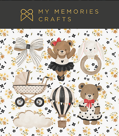 Coleção Minha Preciosidade - Adesivo DTF Menina - My Memories Crafts - MPR-14