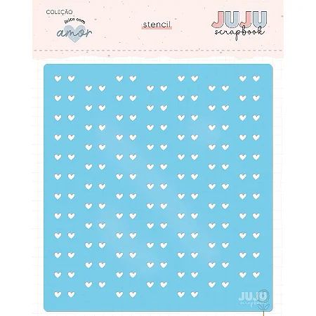 Coleção Feito com Amor - Stencil MEU BEM - Juju Scrapbook
