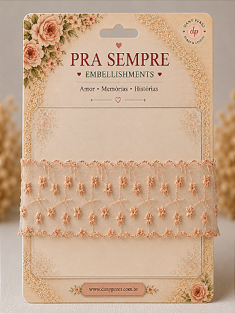 Coleção Pra Sempre - Renda Flor de Lis - Dany Peres