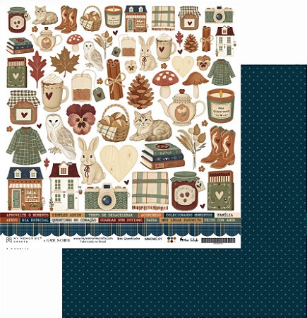 Coleção Meu Quentinho - FOLHA 01 - MQ-01 - My Memories Crafts