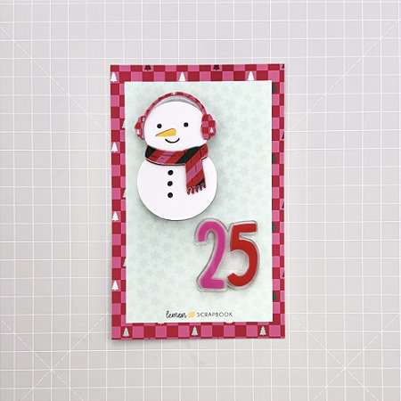 Coleção MEU NATAL FAVORITO - Boneco de Neve + 25 - Lemon Scrapbook