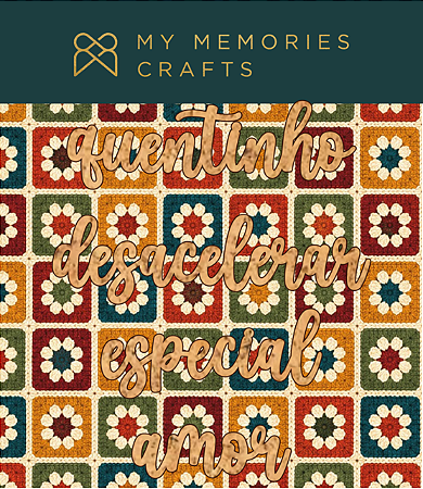 Colecao Meu Quentinho - Titulos em cortica - MQ-11 - My Memories Crafts