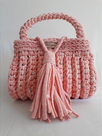 Bolsa Crochê - Coleção Cindy - Fio de Malha