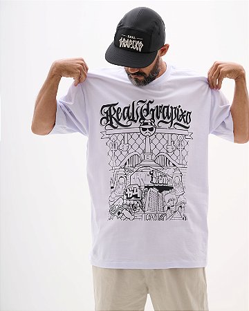 Camiseta Real Grapixo x Pisk | Branca