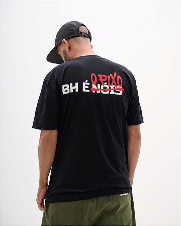 Camiseta BH é o Pixo - Preta | Real Grapixo