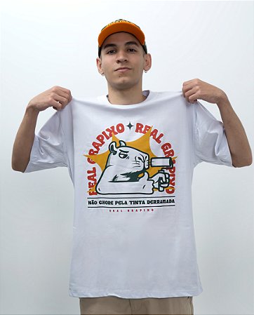 Camiseta Persona Capivara - Branca | Real Grapixo