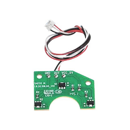 Placa com sensor do registro de agua quente cafeteira saeco e gaggia