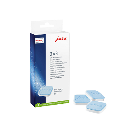 Pastilhas descalcificacao cafeteira jura 3 operacoes