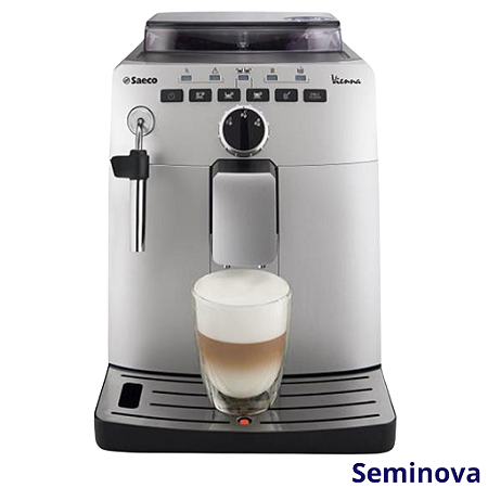Maquina de cafe expresso saeco 127v vienna OCS prata ( seminova )