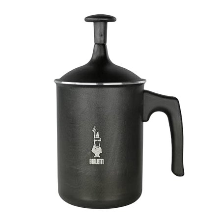 Tuttocrema  Bialetti - Cremeira Aluminio Preta 330 Ml Original Importado Bialetti Italia