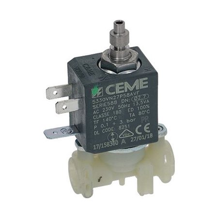 Valvula Solenoide 3VA 230V Cafeteira Delonghi ESAM ECAM