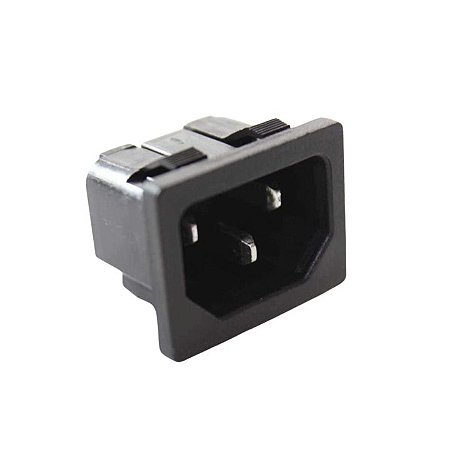 Conector de entrada de cabo de energia 3 pinos, cafeteira saeco e gaggia