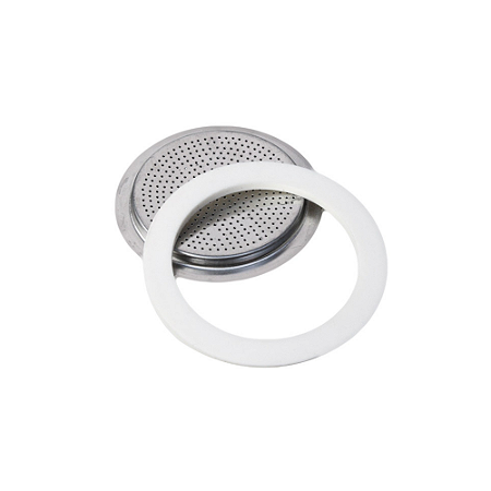 Kit borracha + filtro para cafeteira bialetti venus inox  10 XIC P3 J5