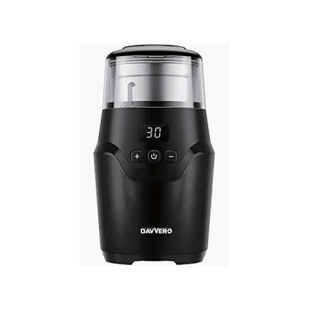Moedor De Café Preto Com Timer Digital Original Davvero 220V