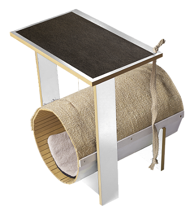 Casinha de gato Otto Branca