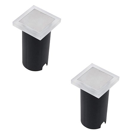 Kit 2 x Embutido de Solo Quadrado 1W 3000K Gaya