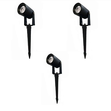 Kit 3 x Espeto de Jardim Led 5W 3000K Kira Astraled
