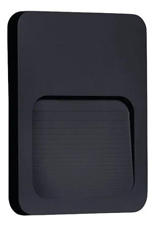 Balizador Anton Preto Led 2w 3000k Bivolt Ip65