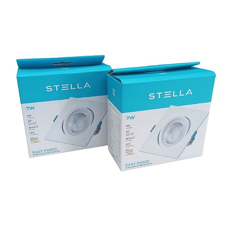 Kit 2 x Embutido Easy 7W 3000K Stella
