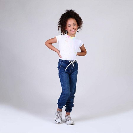 Calça Jogger Feminina Jhump Club - Jhump Club | Moda Infantil Especializada  em Jeans
