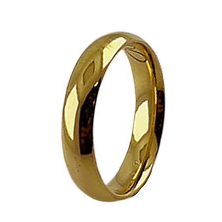 Aliança em Ouro 18K 4,00 mm Lisa