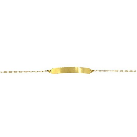 Pulseira em Ouro 18K Chapinha