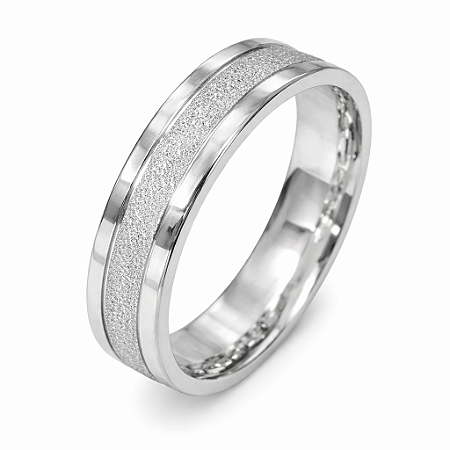 Aliança em prata 925 Diamantada