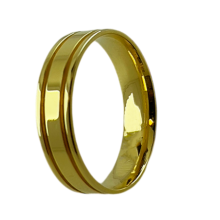 Aliança em Ouro 18K 5,00 mm