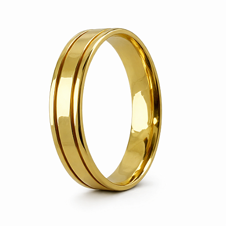 Aliança em Ouro 18K 5,00 mm