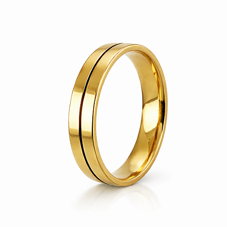 Aliança em Ouro 18K 4,60 mm