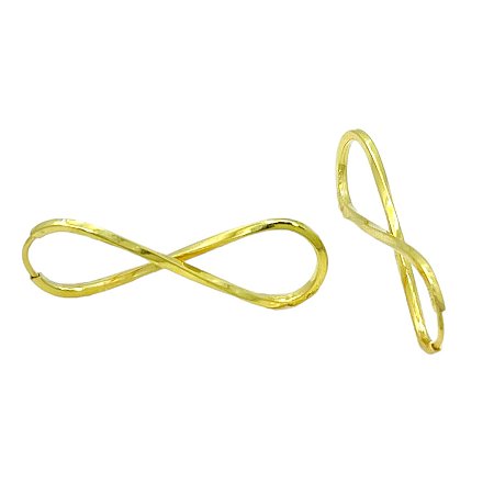 Argola em Ouro 18K Infinito
