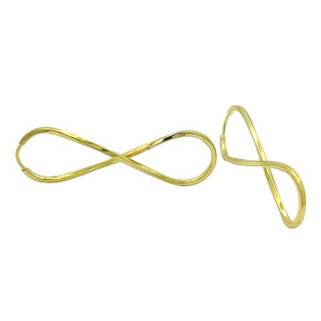 Argola em Ouro 18K Infinito