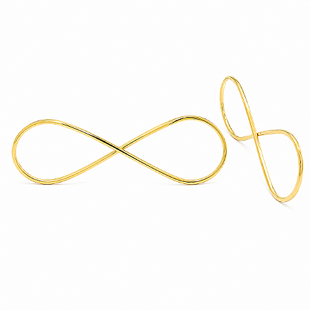 Argola em Ouro 18K Infinito
