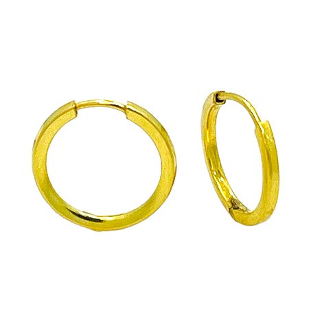 Argola em Ouro 18K Redonda