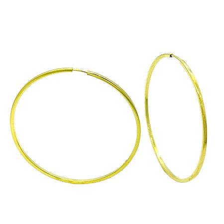 Argola em Ouro 18K Redonda