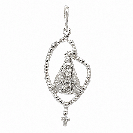 Pingente em Prata 925 Nossa senhora