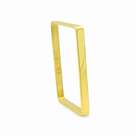 Anel em Ouro 18K Quadrado