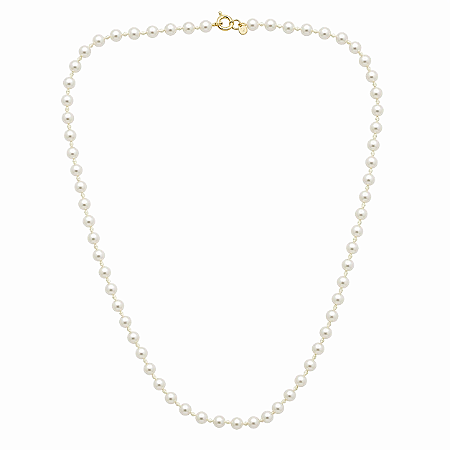 Gargantilha em Ouro 18K de Perolas 3,00 mm