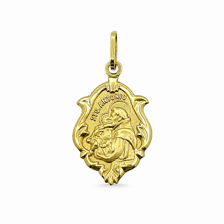 Pingente em Ouro 18k Ornato Santo Antonio