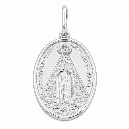 Pingente em Prata 925 Nossa Senhora Aparecida