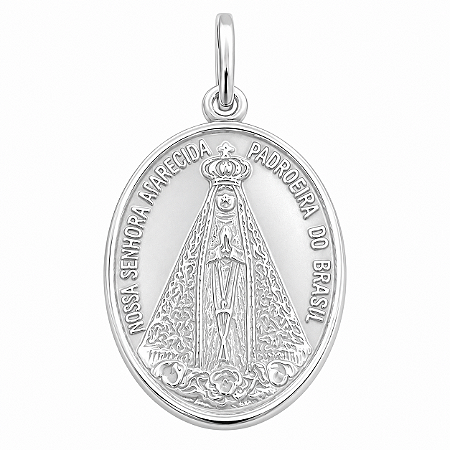 Pingente em Prata 925 Nossa Senhora Aparecida