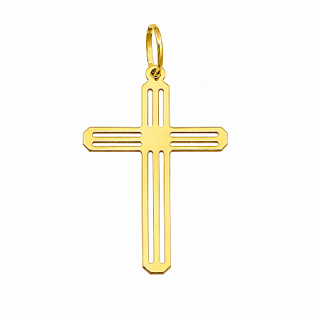 Pingente em Ouro 18k Cruz Vazada