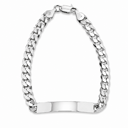 Pulseira em Prata 925 Chapa Grume