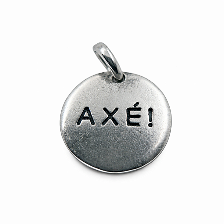 Pingente em Prata 925 Axé!